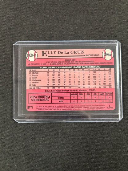 2024 Topps Chrome - 1989 Topps Baseball #89CB-11 Elly De La Cruz (RC)