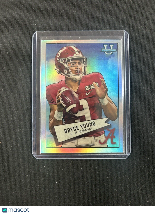 BRYCE YOUNG 2022 TOPPS BOWMAN U SILVER ROOKIE RC CARD ALABAMA