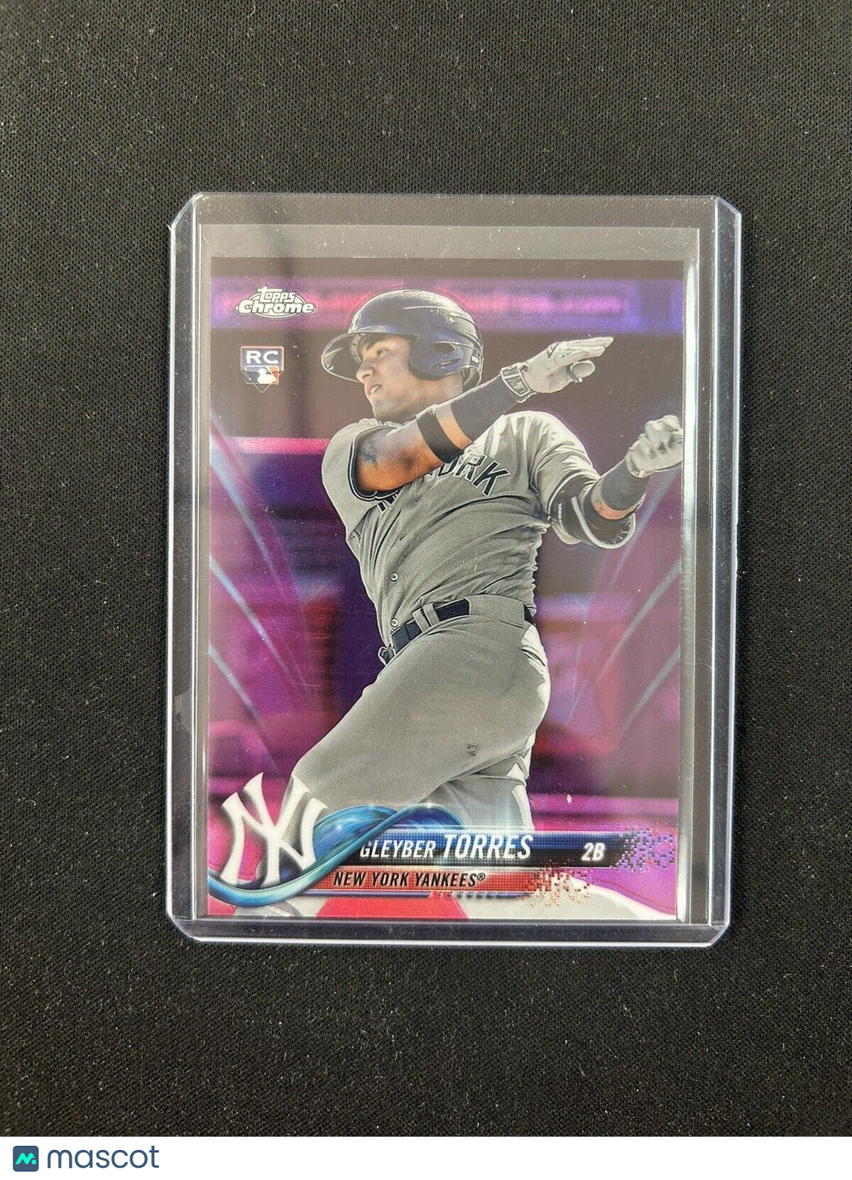 2018 Topps Chrome Pink Refractor RC B #31 New York Yankees Gleyber Torres