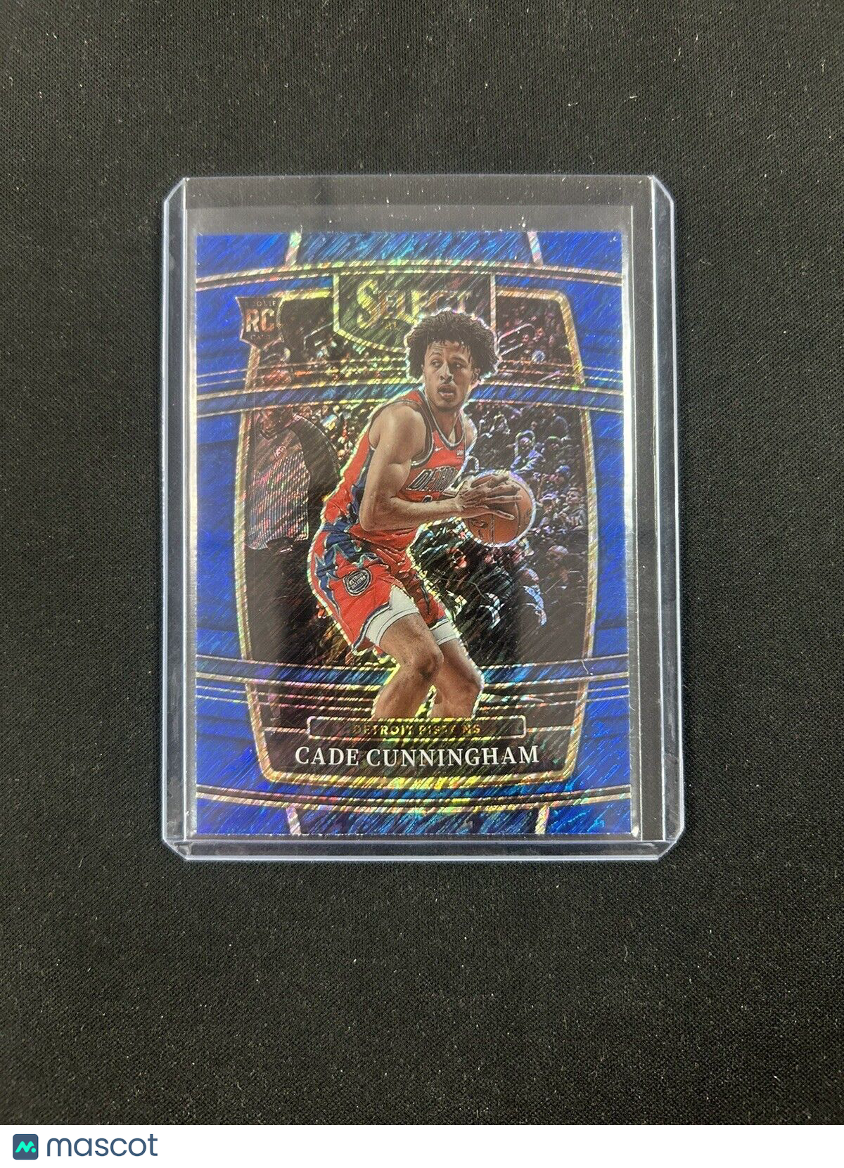 2021-22 Panini Select Cade Cunningham Concourse Blue Shimmer Rookie #11