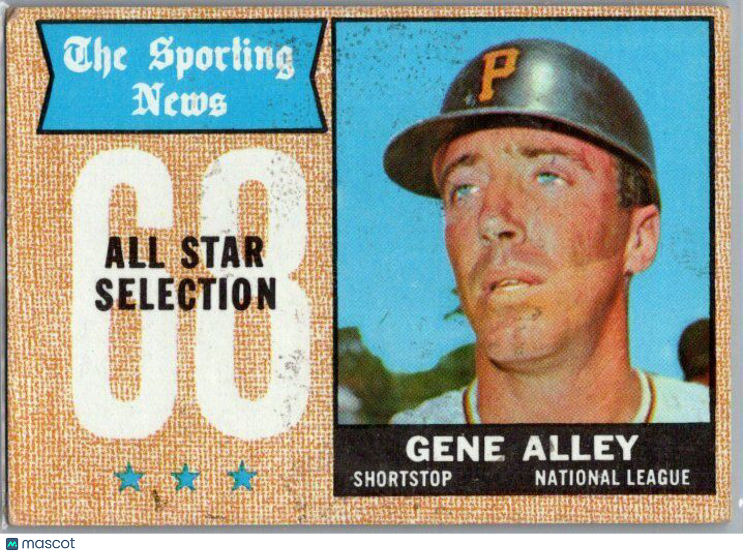 1968 Topps #368 Gene Alley EX-NM