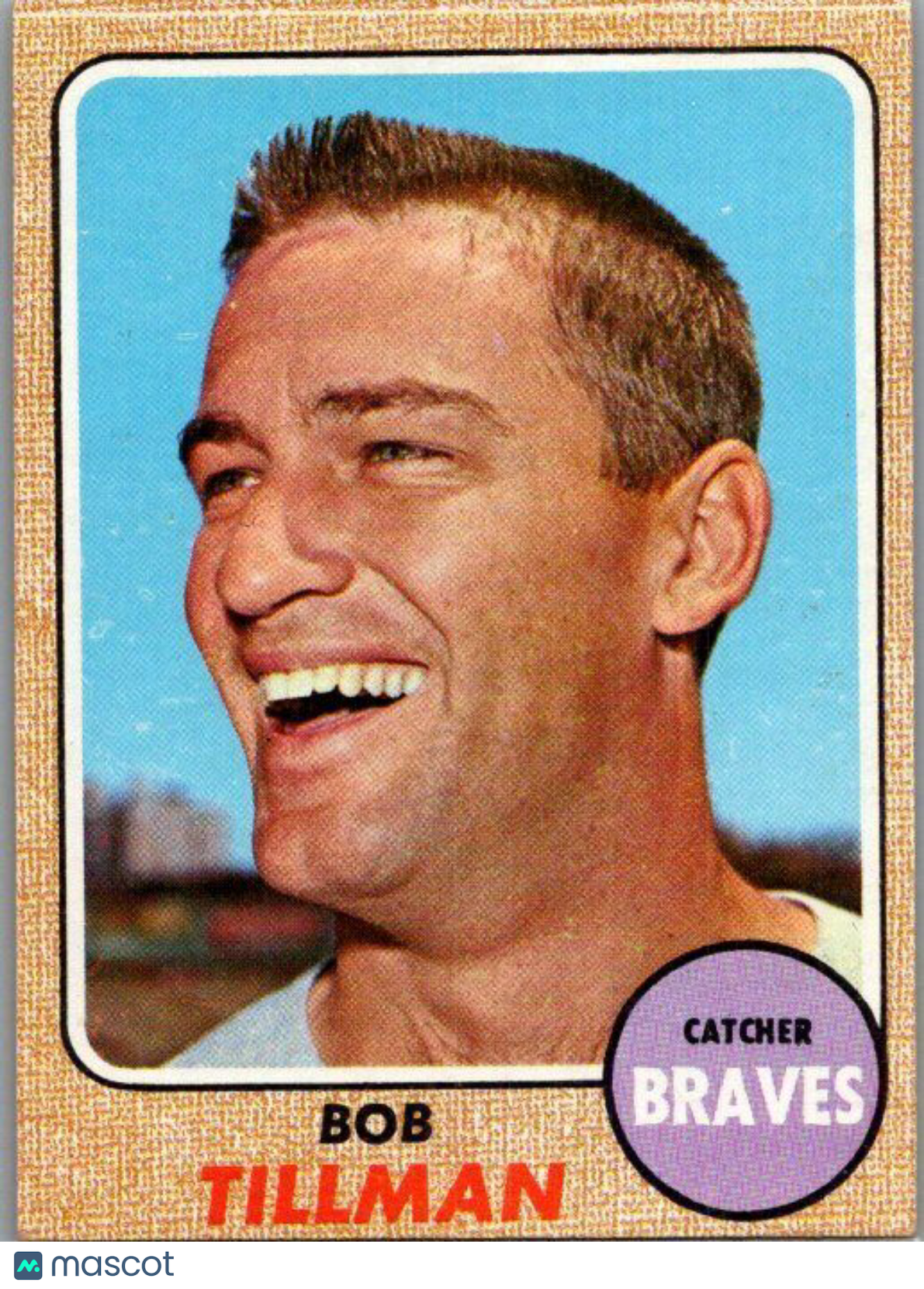 1968 Topps #174 Bob Tillman VG/EX