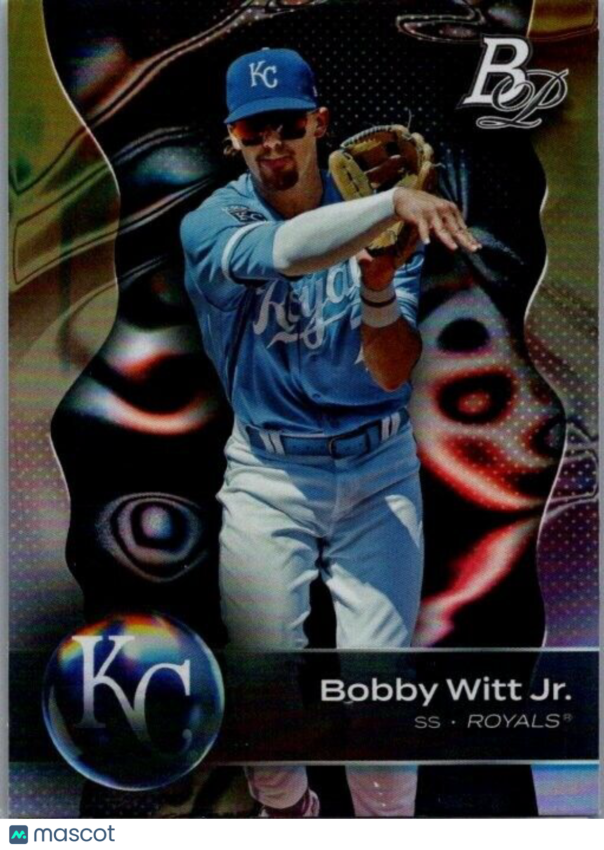 2023 Bowman Platinum - #8 Bobby Witt Jr. Rainbow Foil