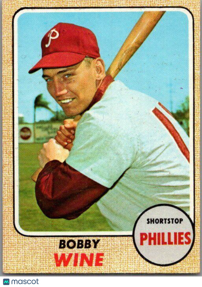 1968 Topps #396 Bobby Wine EX/NM