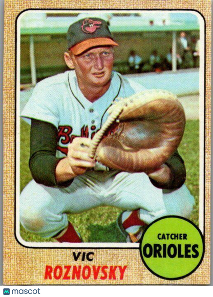 1968 Topps #428 Vic Roznovsky EX/NM