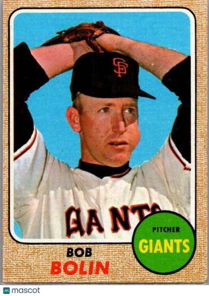 1968 Topps #169 Bob Bolin VG/EX