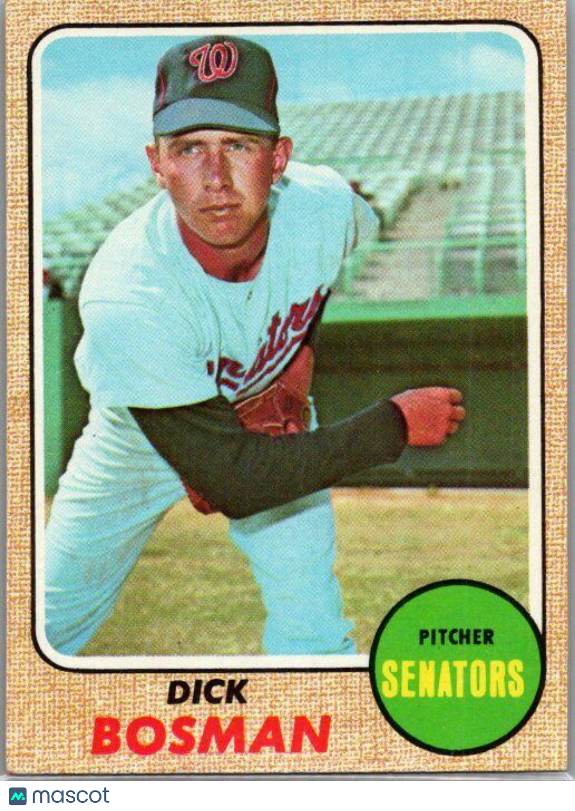 1968 Topps #442 Dick Bosman EX/NM