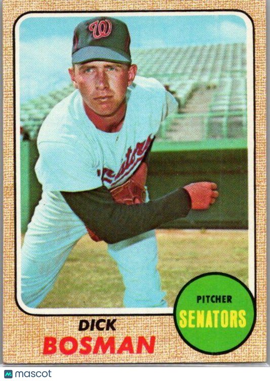 1968 Topps #442 Dick Bosman EX/NM