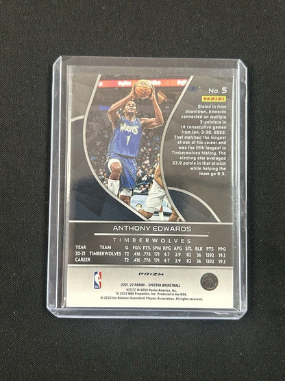 2021 Panini Spectra Anthony Edwards