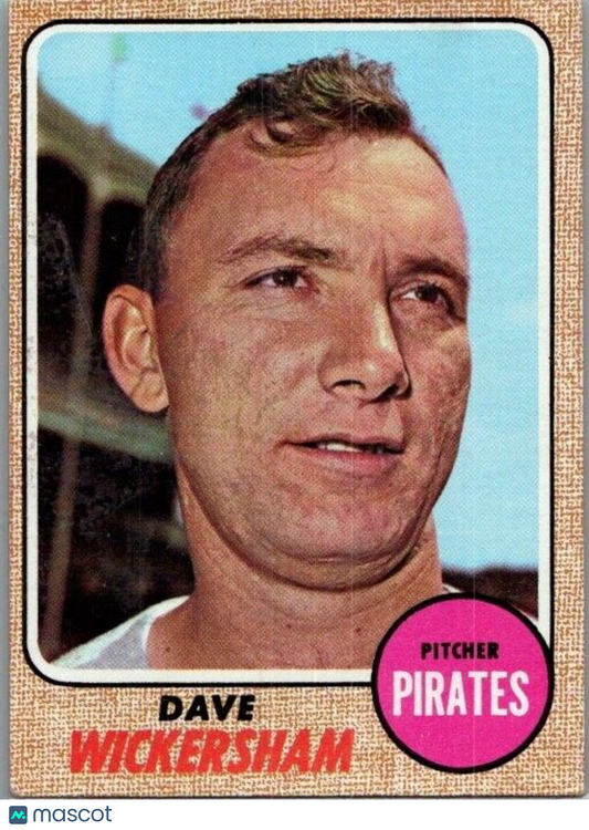 1968 Topps - #288 Dave Wickersham