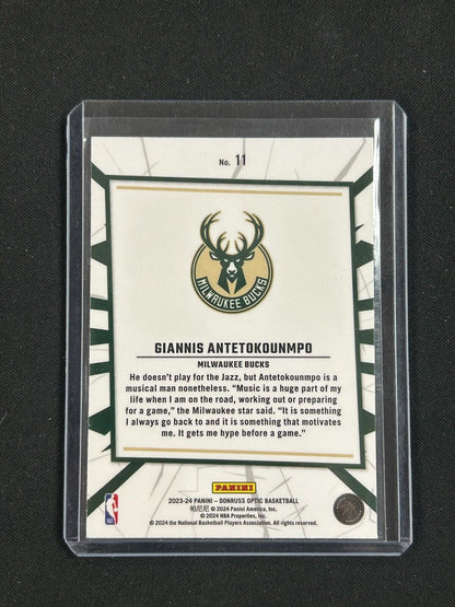 2023-24 Panini Donruss Optic - My House #11 Giannis Antetokounmpo