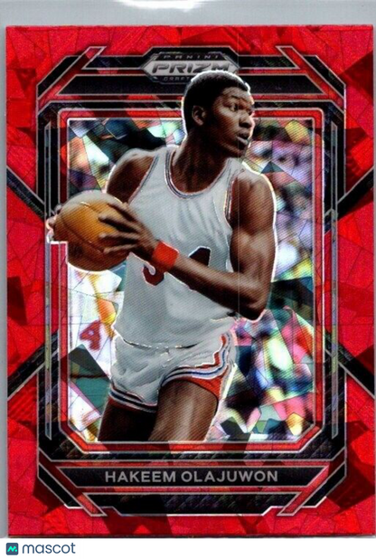 2023-24 Panini Red Ice Hakeem Olajuwon #80