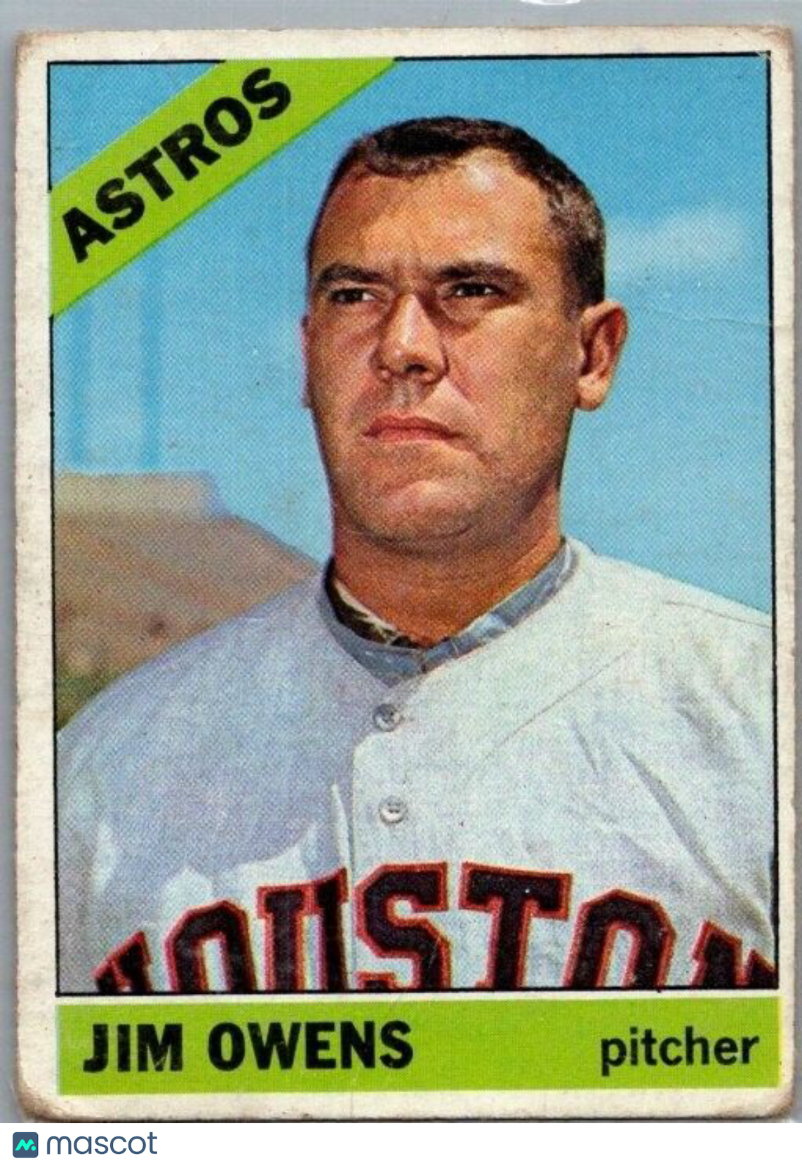 1966 Topps - #297 Jim Owens