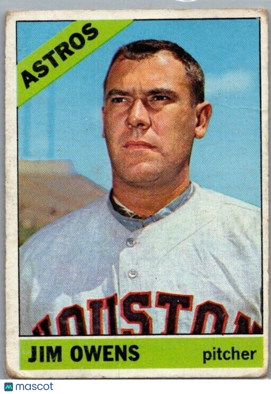 1966 Topps - #297 Jim Owens