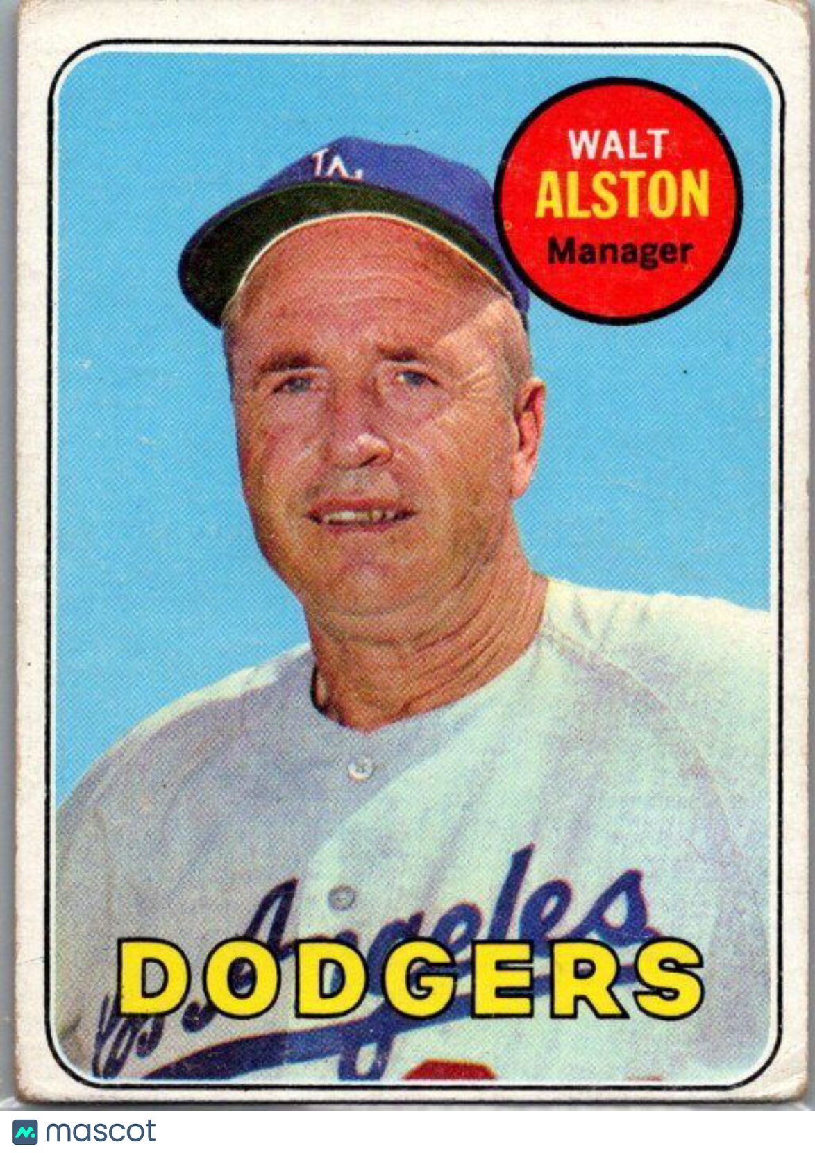 1969 Topps #24 Walt Alston