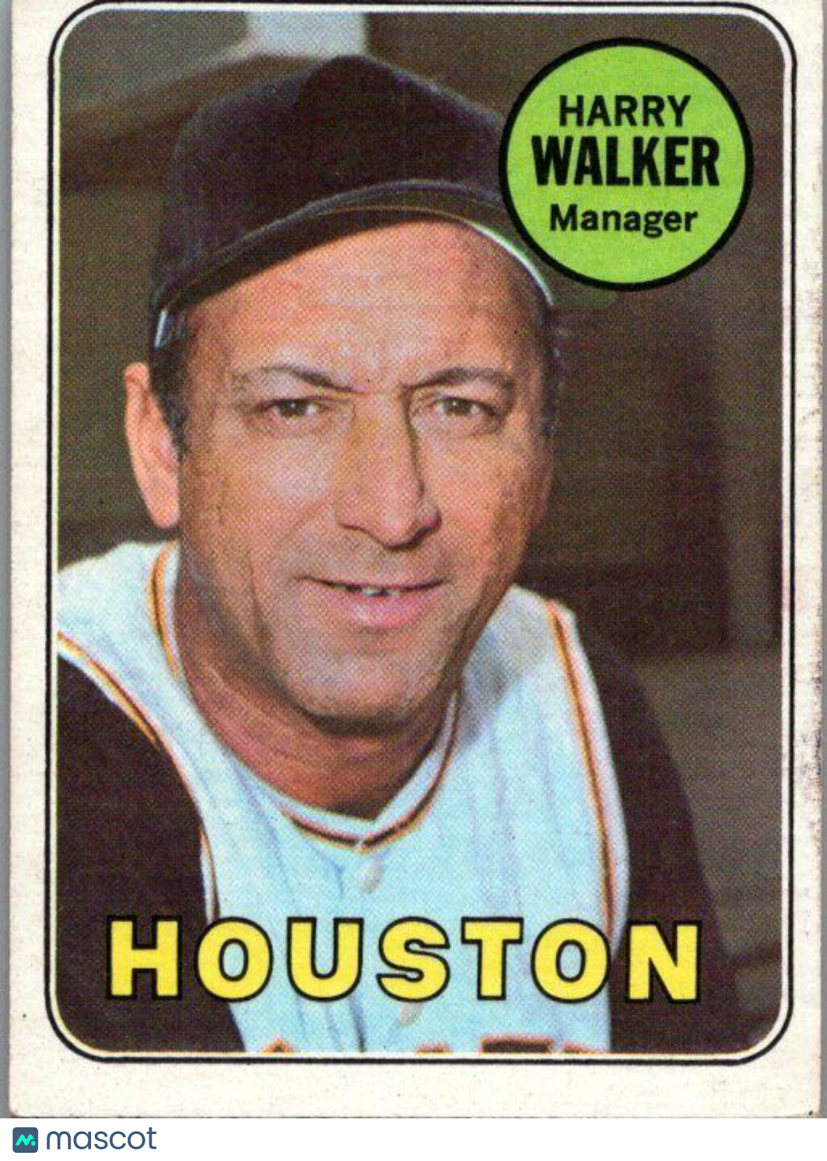 1969 Topps #633 Harry Walker