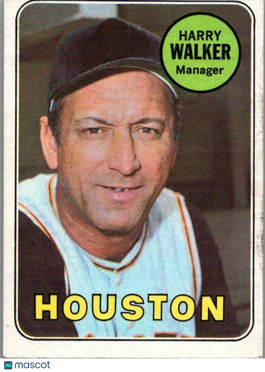 1969 Topps #633 Harry Walker