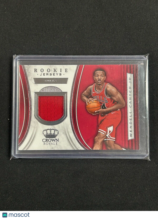 2018-19 Panini Crown Royale - Rookie Jerseys #RJ-WCJ Wendell Carter Jr.