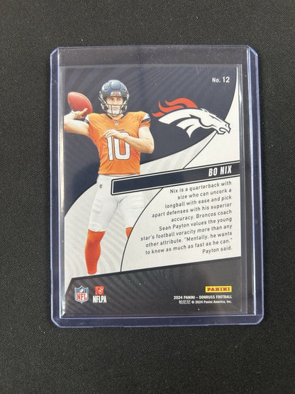 2024 Panini Donruss Rookie Revolution #12 Bo Nix