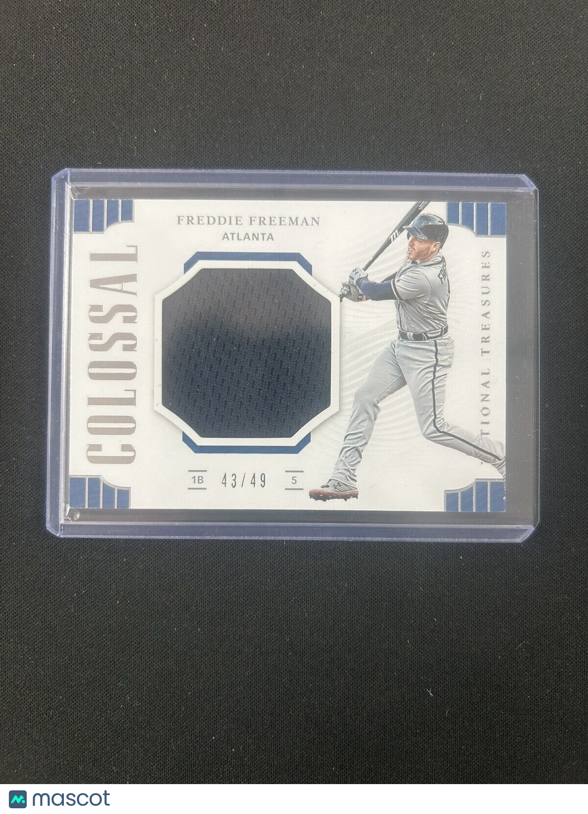 2019 Panini National Treasures Colossal National Treasures Freddie Freeman