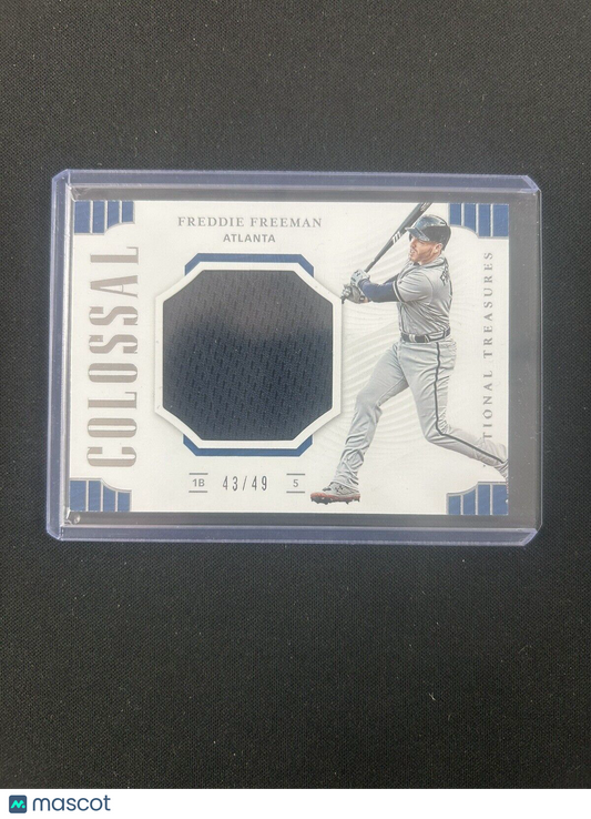 2019 Panini National Treasures Colossal National Treasures Freddie Freeman