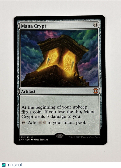 MTG - ETERNAL MASTERS MANA CRYPT NM 225