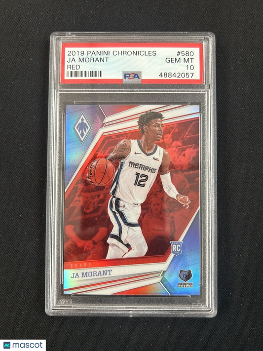 2019 Panini Chronicles Phoenix Grizzlies 580 Ja Morant RC Rookie PSA 10 /149