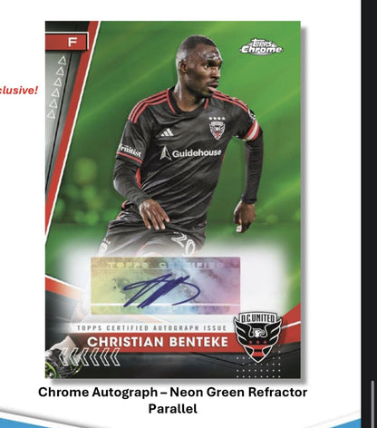 2024 Topps Chrome MLS Soccer Hobby Box