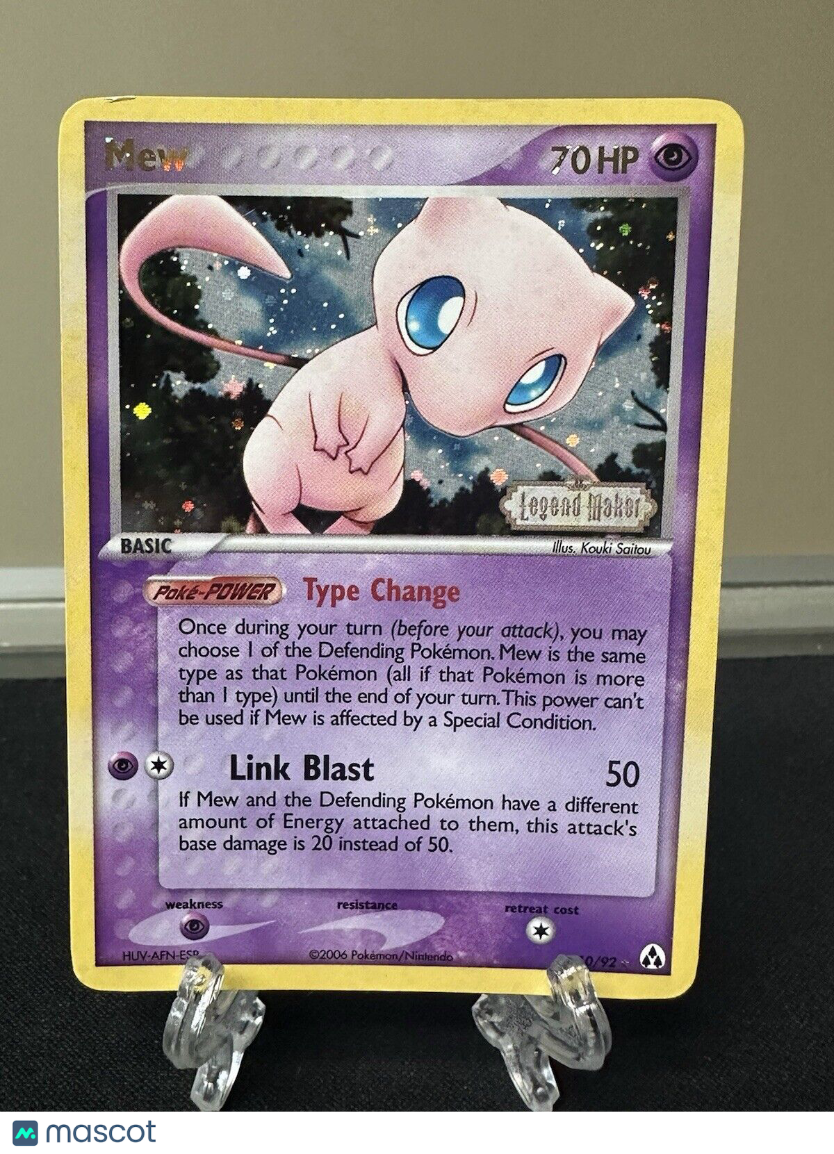 Mew 10/92 Legend Maker Reverse Holo