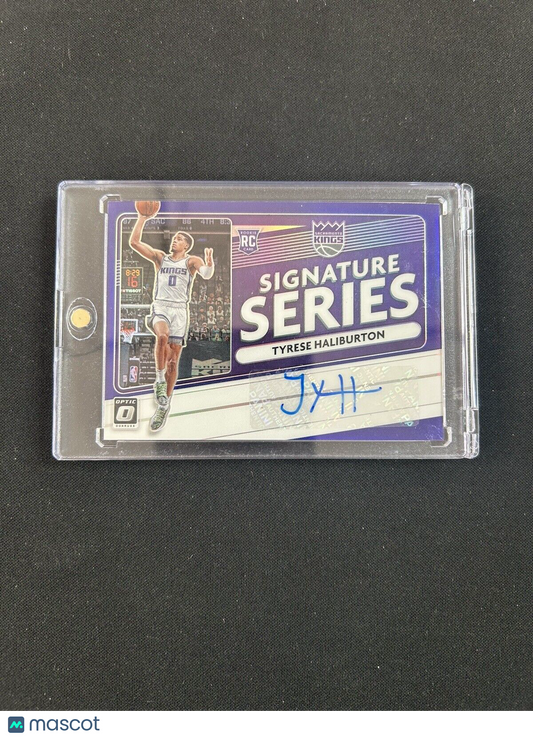 2020 Donruss Optic Tyrese Haliburton Signature Series Purple Auto