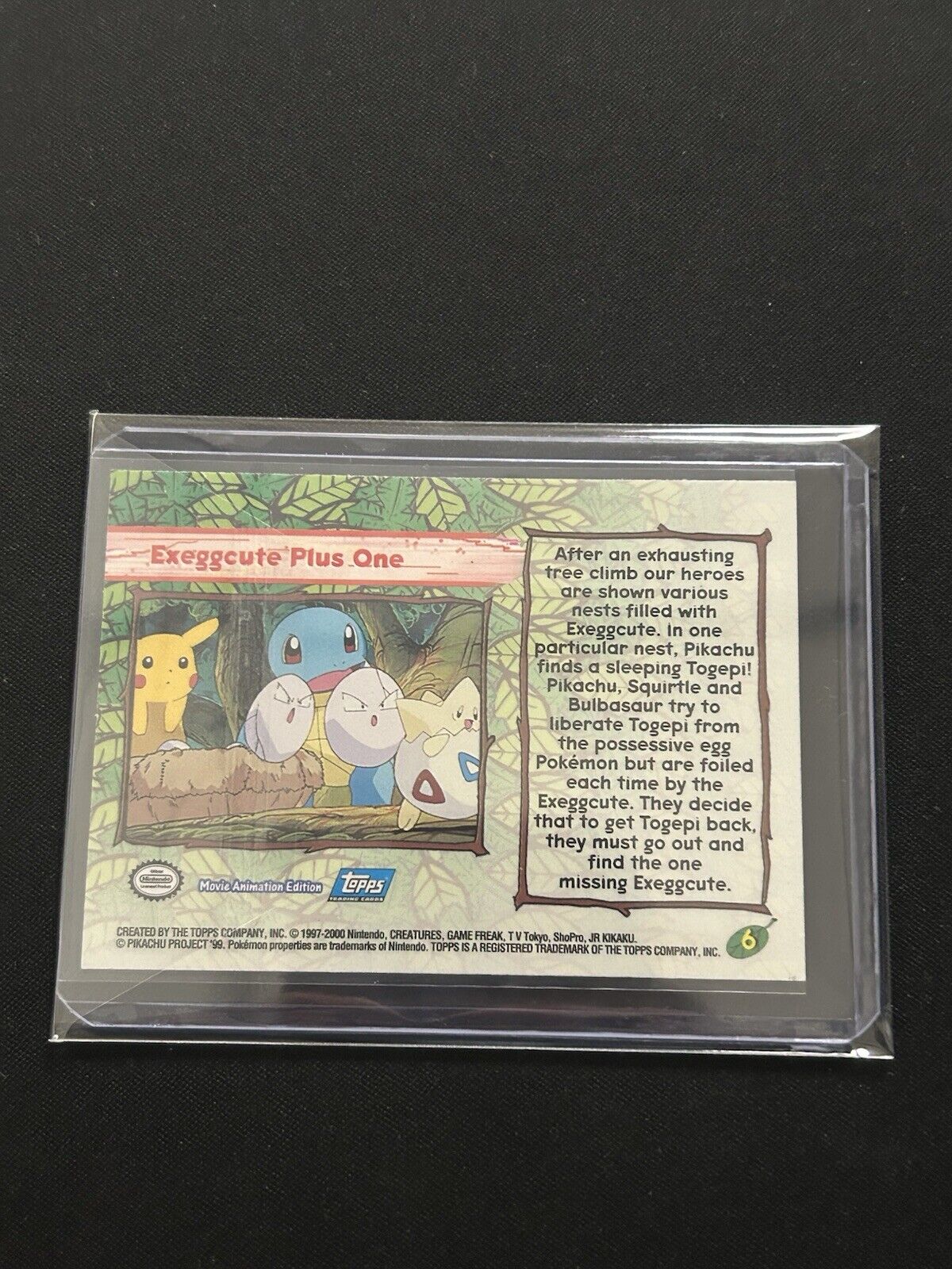 EXEGGCUTE PLUS ONE #6-  HOLO - BLUE LOGO - POKEMON THE MOVIE 2000 - LP