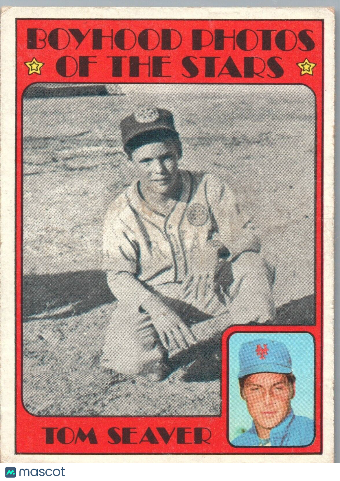 1972 Topps - Boyhood Photos of the Stars #347 Tom Seaver