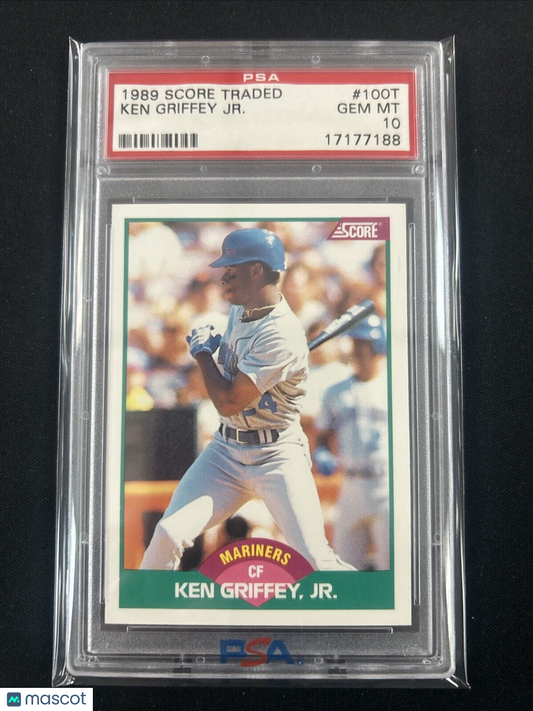 Ken Griffey Jr. 1989 Score Traded #100T Graded Gem Mint PSA 10