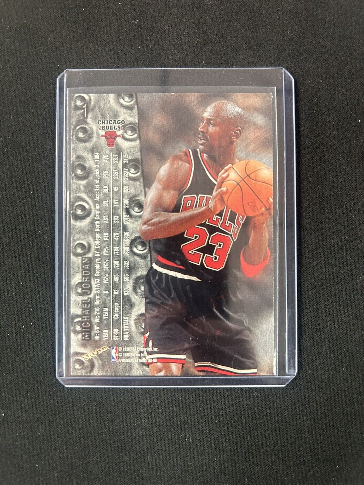 Michael Jordan 1998-99 Skybox Metal Universe Card #1