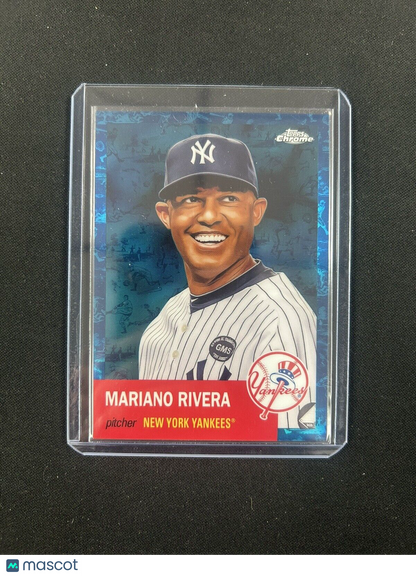 2022 Topps Chrome Platinum Anniversary Mariano Rivera Blue Toile #/199 Yankees