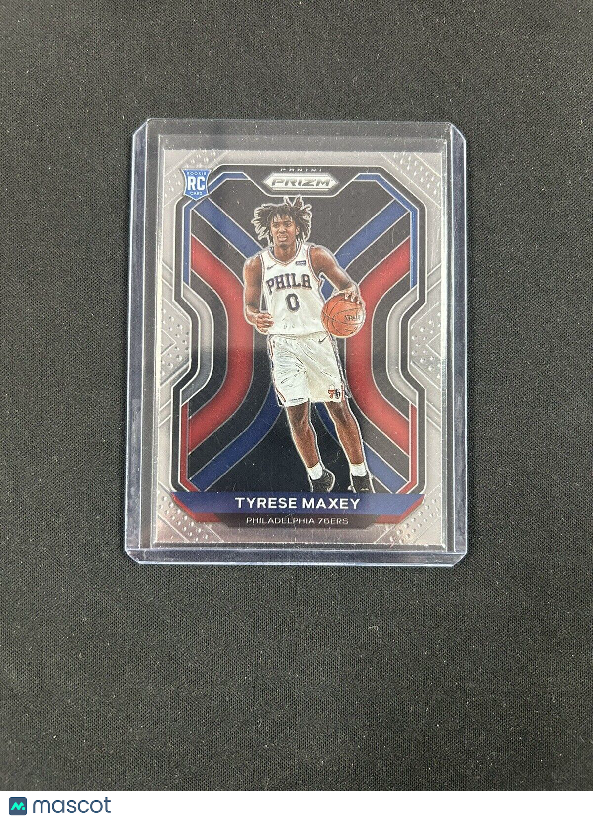 2020 PANINI PRIZM TYRESE MAXEY ROOKIE CARD #256! PHILADELPHIA 76ers!