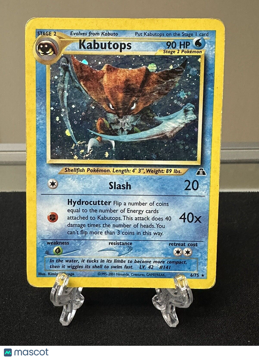 Pokémon Kabutops Neo Discovery 6/75 Holo Unlimited Holo Rare