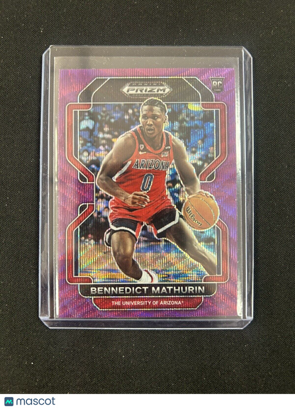 2022 Panini Prizm Draft Picks Purple Bennedict Mathurin