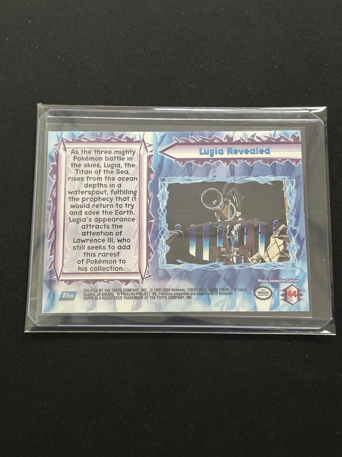 Topps Pokemon The Movie 2000 Lugia Revealed #44 Rainbow Foil