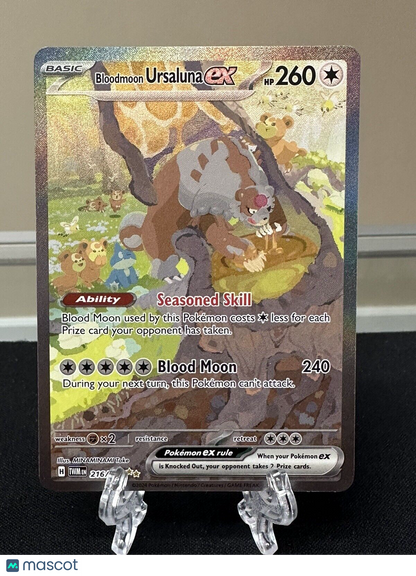 Pokémon TCG Bloodmoon Ursaluna ex 216/167