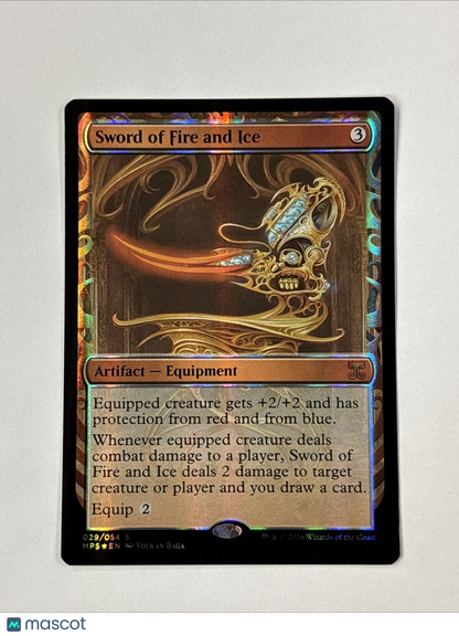 FOIL Sword of Fire and Ice Kaladesh Invention Masterpiece MTG Magic Cards