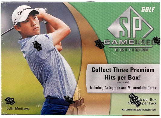 2024 Upper Deck SP Game Used Golf (5 Cards/BX)