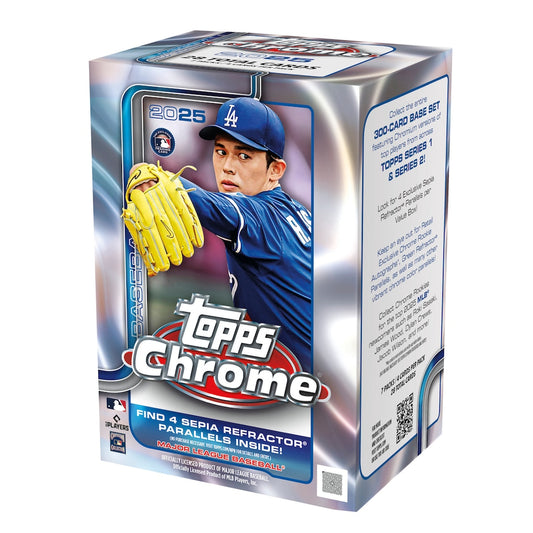 2025 Topps Chrome Baseball - Factory Sealed Blaster